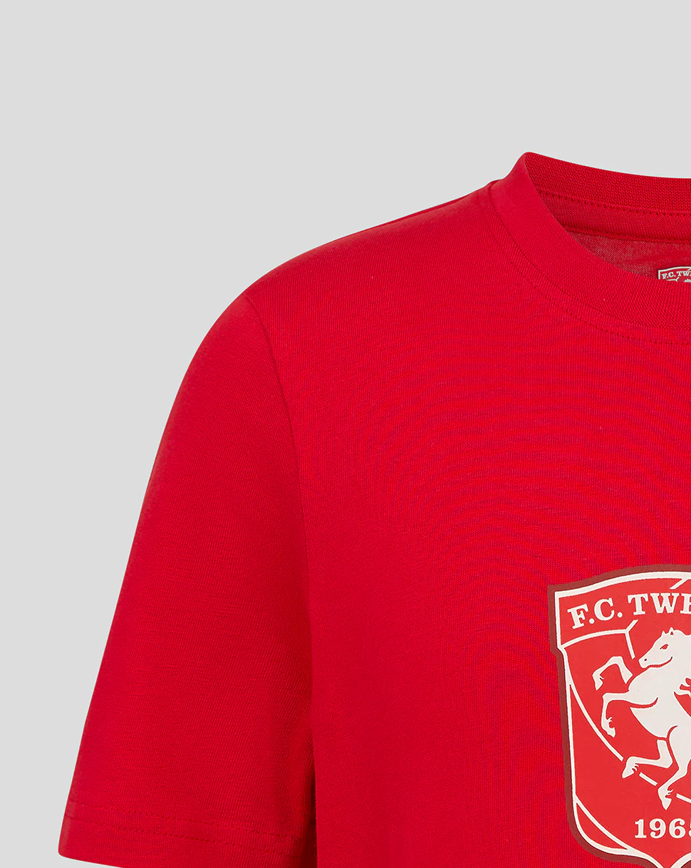 FC TWENTE  CORE LOGO T-SHIRT - JUNIOR - ROOD - Image 3