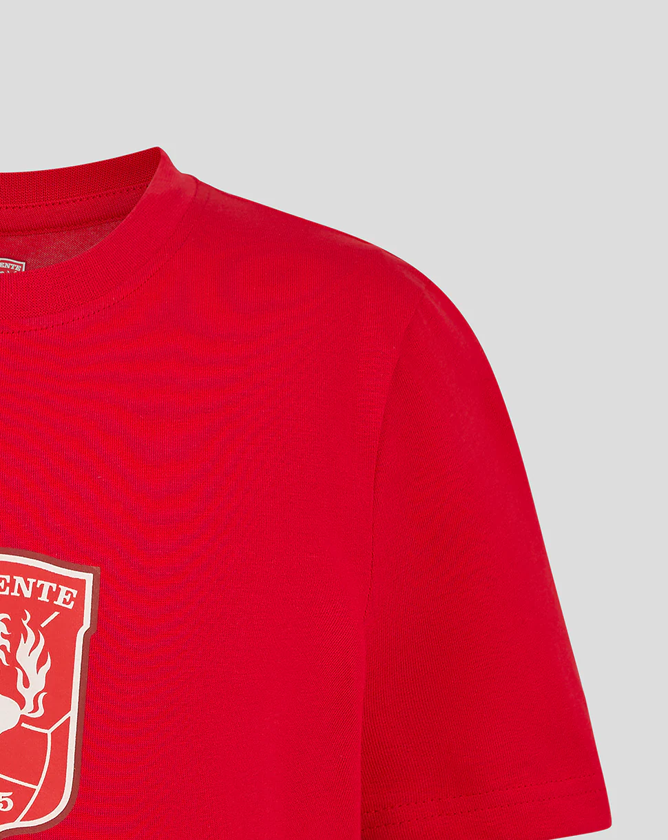 FC TWENTE  CORE LOGO T-SHIRT - JUNIOR - ROOD - Image 4