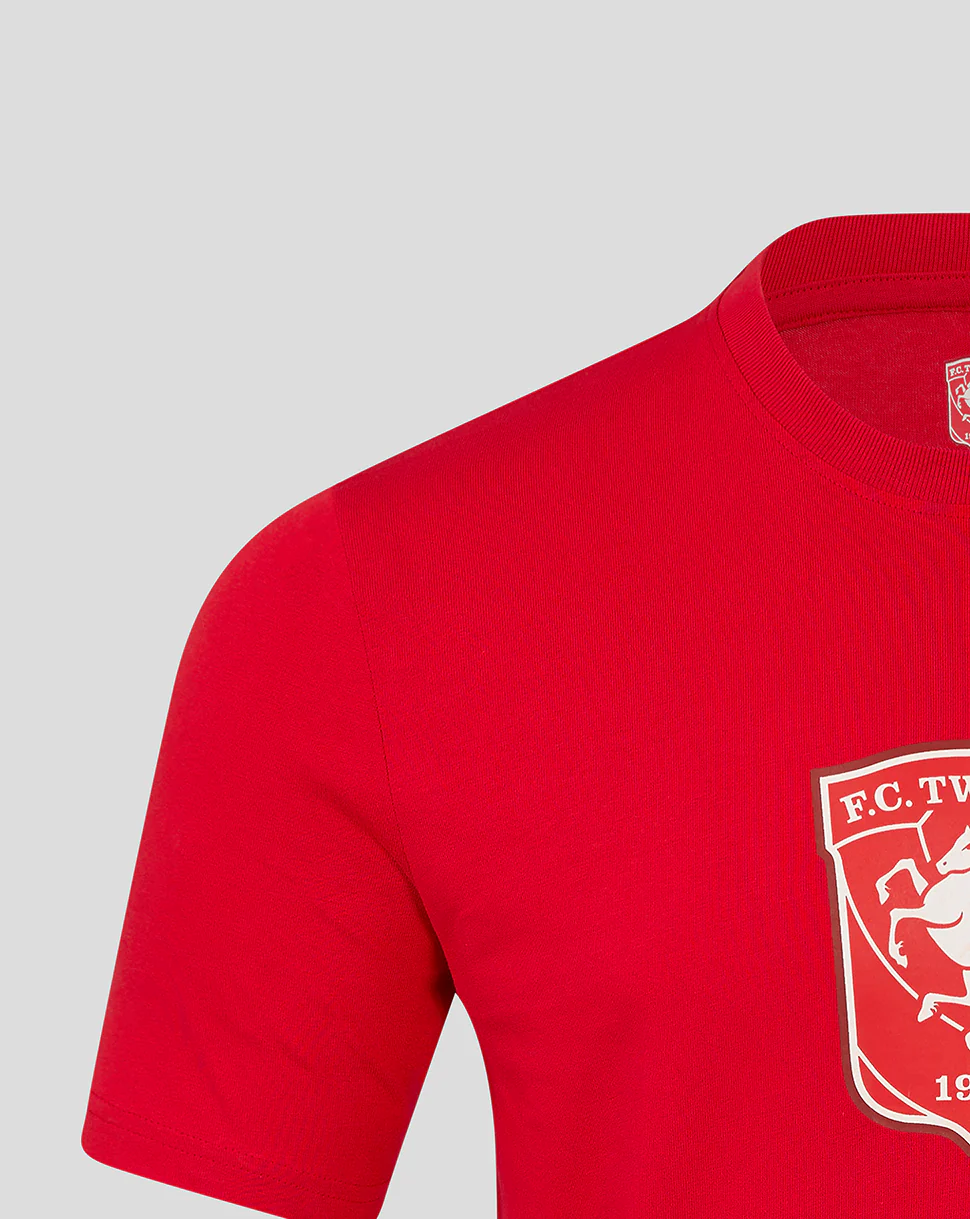 FC TWENTE CORE LOGO T-SHIRT - MANNEN - ROOD - Image 3