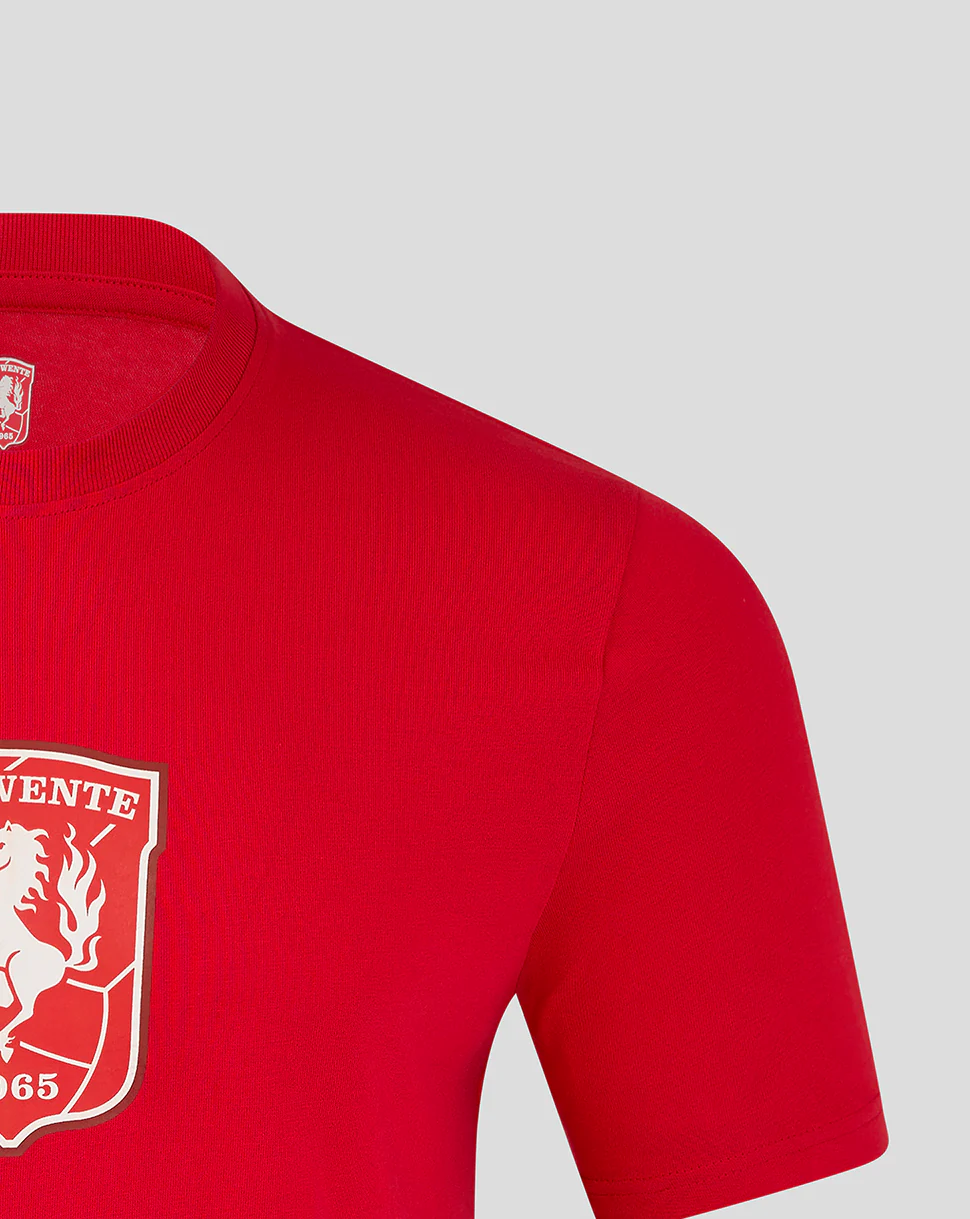 FC TWENTE CORE LOGO T-SHIRT - MANNEN - ROOD - Image 4