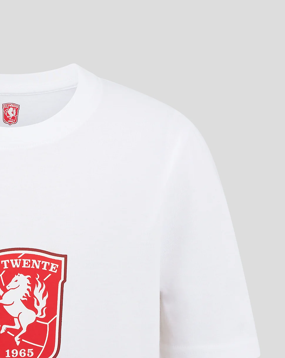 FC TWENTE  CORE LOGO T-SHIRT - JUNIOR - WIT - Image 4