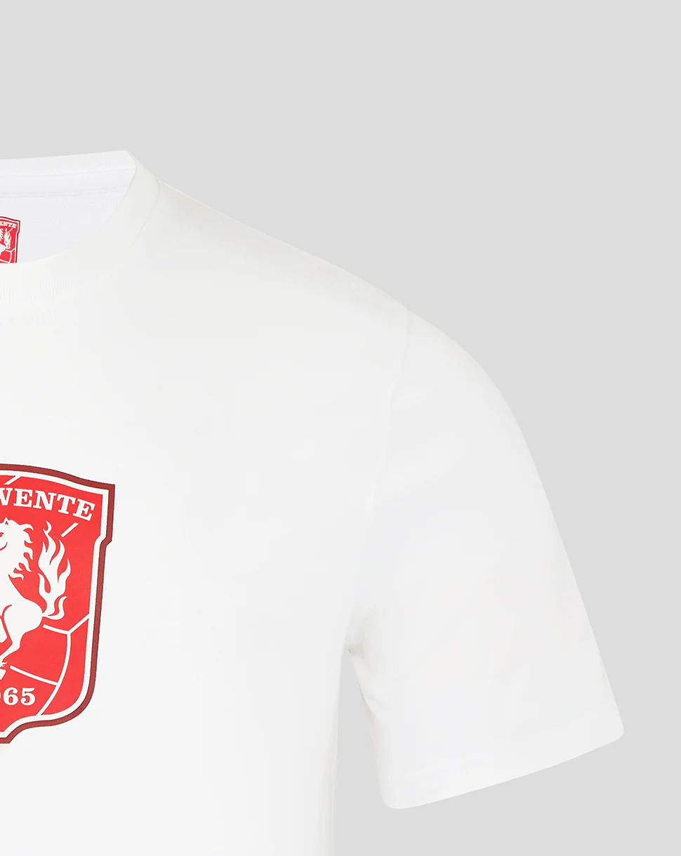 FC TWENTE CORE LOGO T-SHIRT - MANNEN - WIT - Image 4