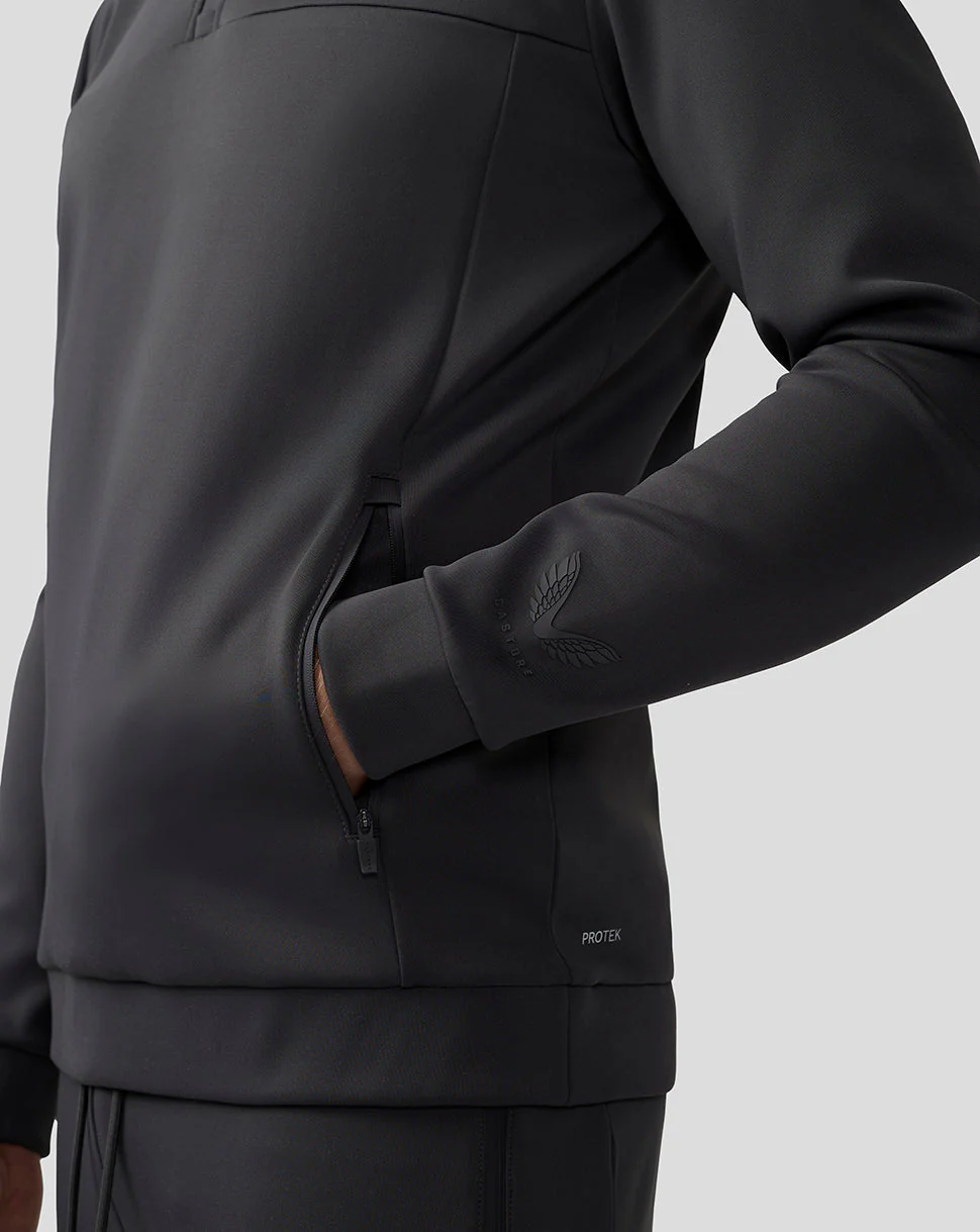 Scuba Lange Mouw Kwartrits Top - Mannen - Charcoal - Image 3