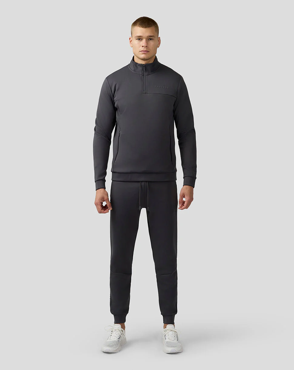 Scuba Lange Mouw Kwartrits Top - Mannen - Charcoal - Image 4